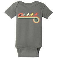 Vintage Retro Bird Baby Bodysuit