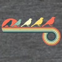 Vintage Retro Bird Baby Bodysuit