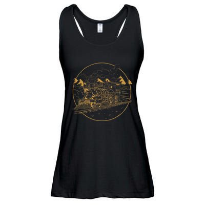 Vintage Rodeo Bull Riding Cowboy Bull Rider Apparel Ladies Essential Flowy Tank