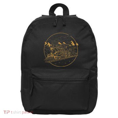 Vintage Rodeo Bull Riding Cowboy Bull Rider Apparel 16 in Basic Backpack