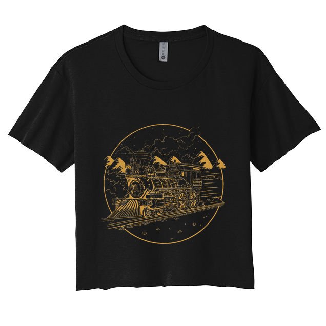 Vintage Rodeo Bull Riding Cowboy Bull Rider Apparel Crop Top