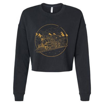 Vintage Rodeo Bull Riding Cowboy Bull Rider Apparel Cropped Pullover Crew