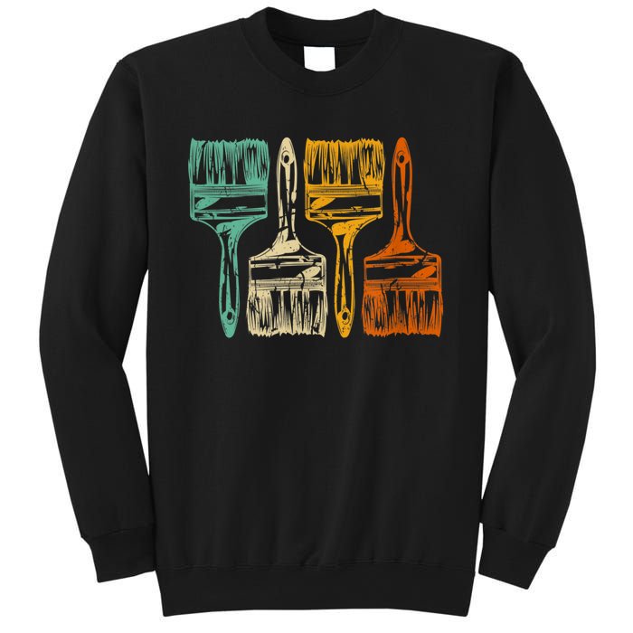 Vintage Retro Brush Painter Sweatshirt