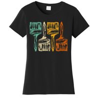 Vintage Retro Brush Painter Women's T-Shirt