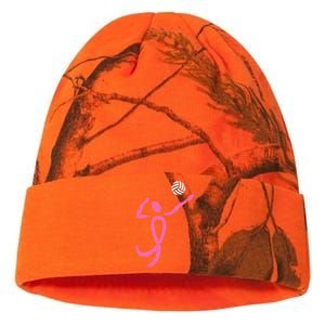 Volleyball Ribbon Breast Cancer Awareness Sport Gift Kati Licensed 12" Camo Beanie