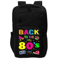 Vintage Retro Back To 80's Graphic Design Impact Tech Backpack