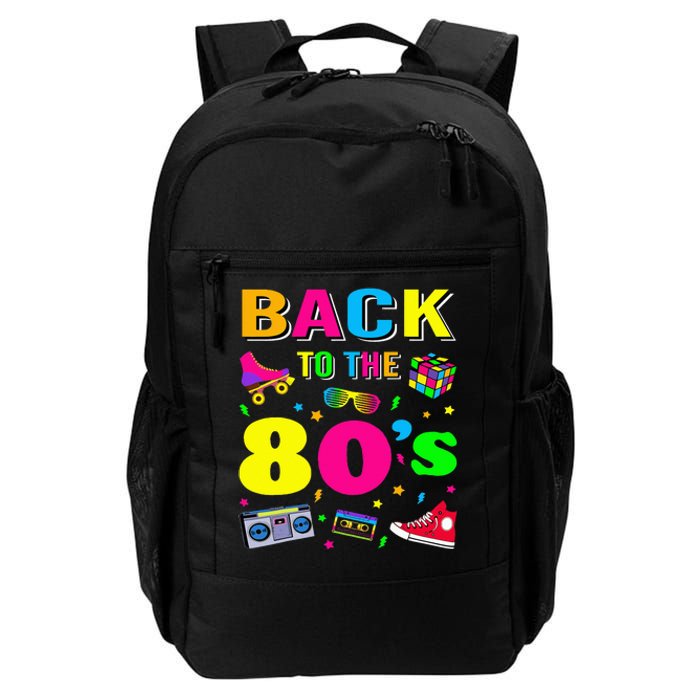 Vintage Retro Back To 80's Graphic Design Daily Commute Backpack