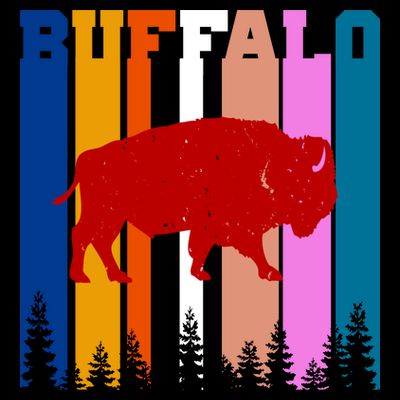 Vintage Retro Buffalo T-Shirt