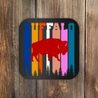 Vintage Retro Buffalo Coaster