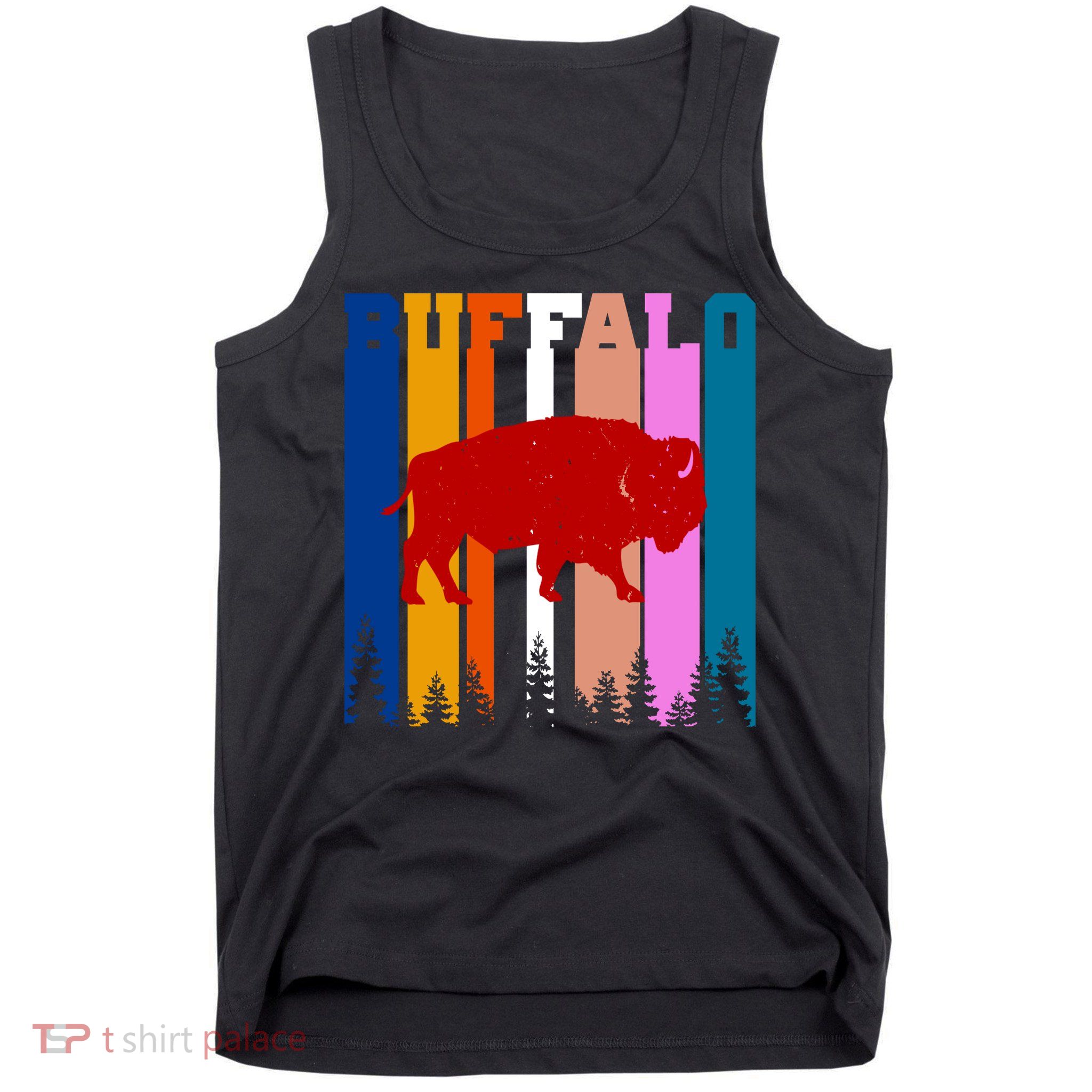 Vintage Retro Buffalo Tank Top