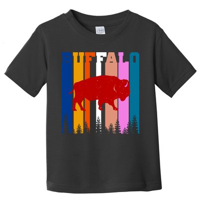 Vintage Retro Buffalo Toddler T-Shirt