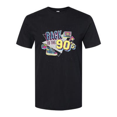 Vintage Retro Back To 90S Softstyle® CVC T-Shirt