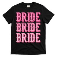 Vintage Retro Bride Rodeo Cowgirl Bachelorette Party Wedding T-Shirt