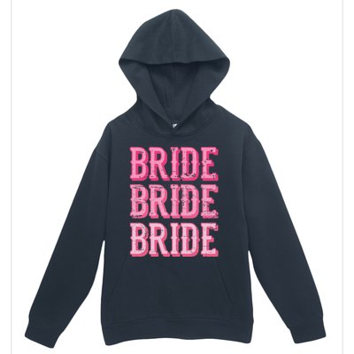 Vintage Retro Bride Rodeo Cowgirl Bachelorette Party Wedding Urban Pullover Hoodie