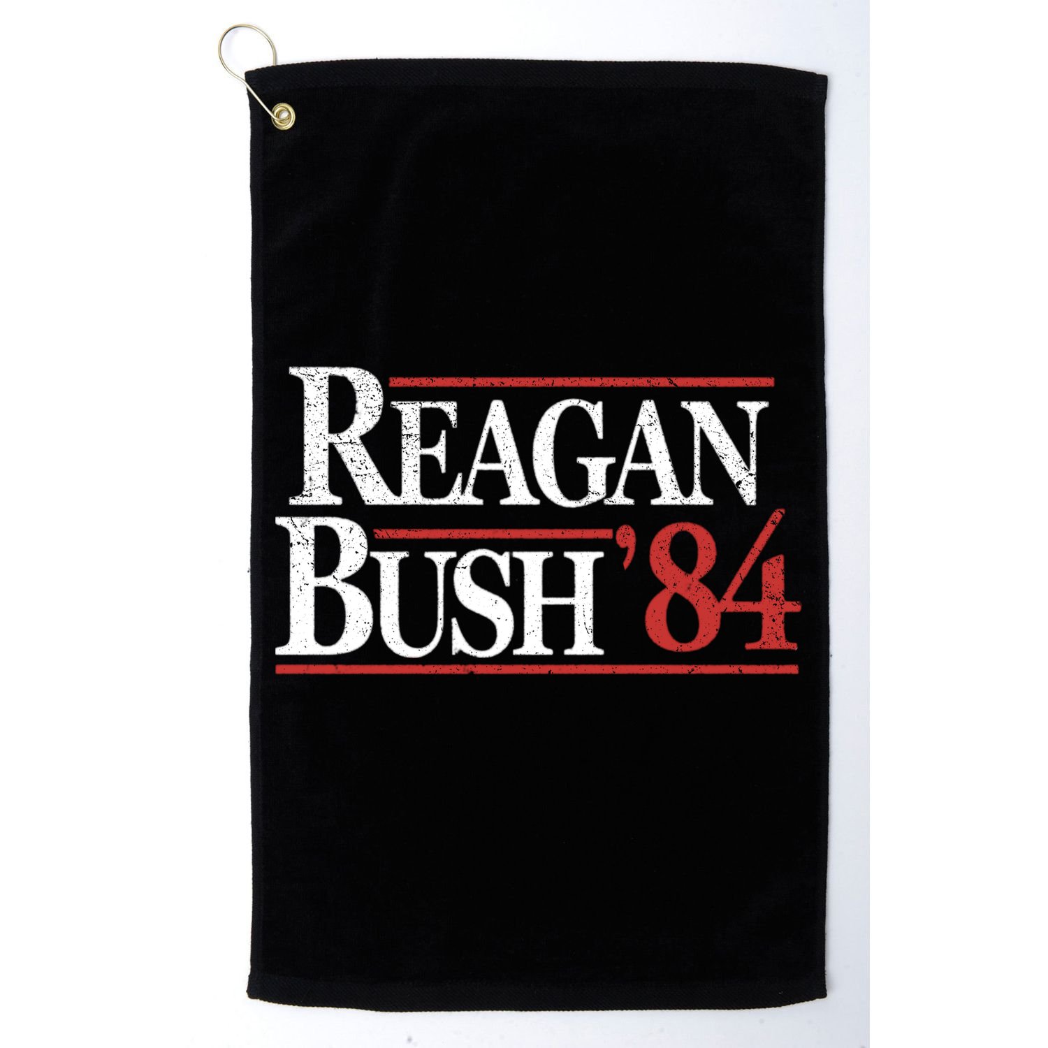 Vintage Reagan Bush 1984 Golf Towel
