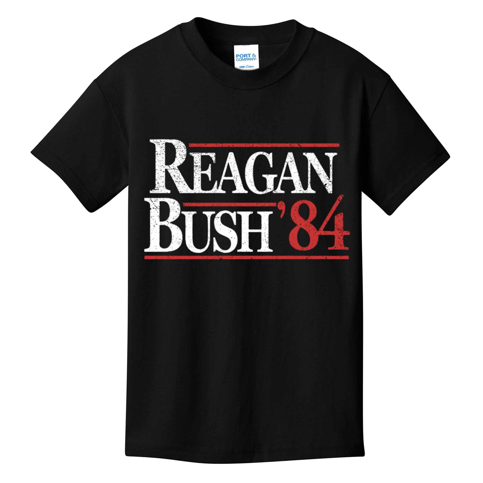 Vintage Reagan Bush 1984 Kids T-Shirt