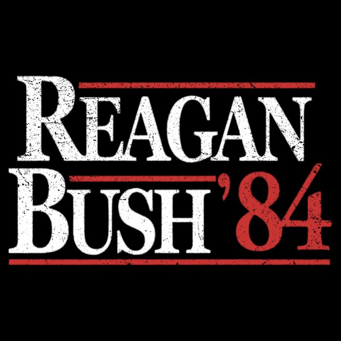 Vintage Reagan Bush 1984 Kids T-Shirt