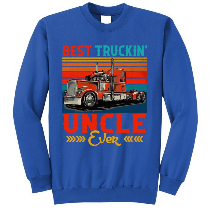 Vintage Retro Best Truckin Uncle Ever Sweatshirt