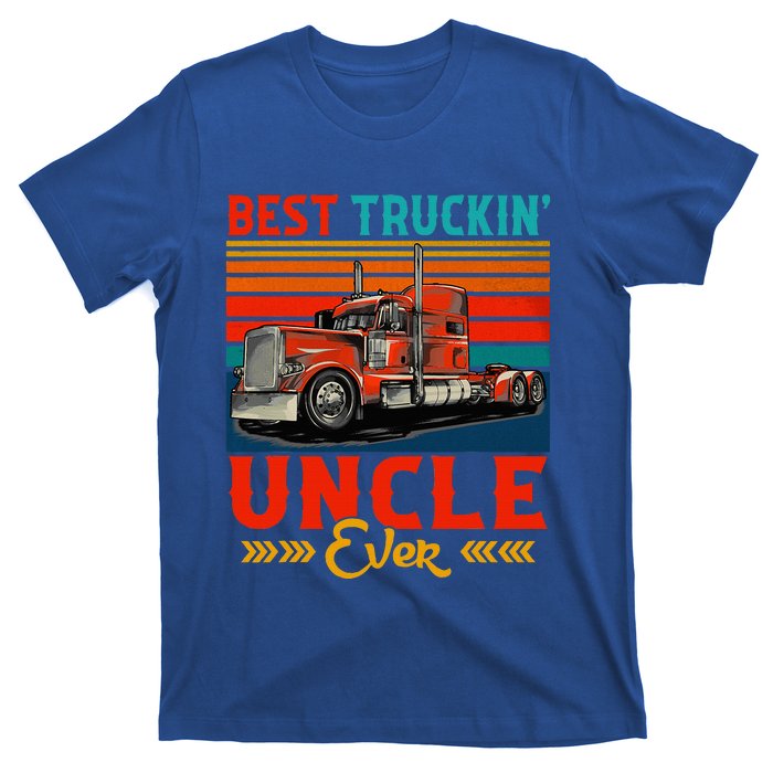 Vintage Retro Best Truckin Uncle Ever T-Shirt