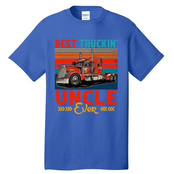 Vintage Retro Best Truckin Uncle Ever Tall T-Shirt