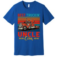 Vintage Retro Best Truckin Uncle Ever Premium T-Shirt