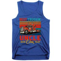 Vintage Retro Best Truckin Uncle Ever Tank Top