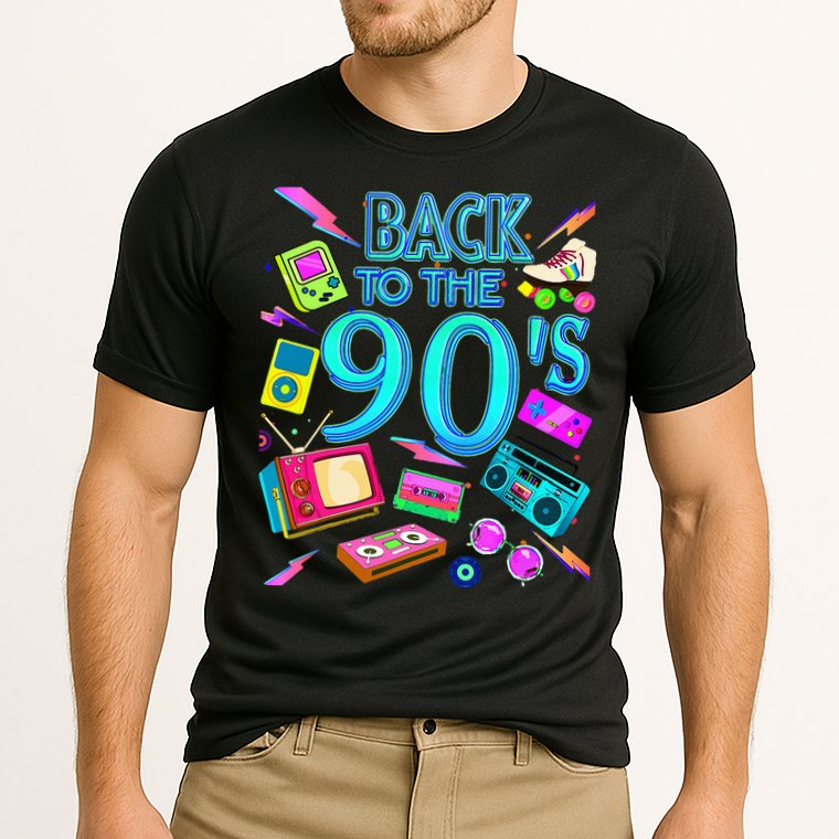 Vintage Retro Back To 90S Cooling Performance Crew T-Shirt