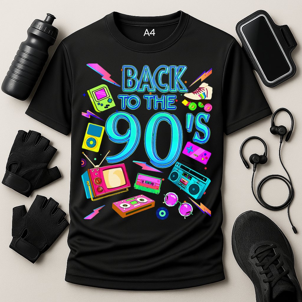 Vintage Retro Back To 90S Cooling Performance Crew T-Shirt