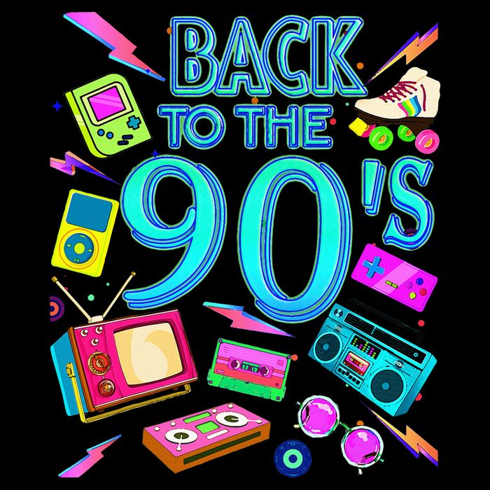 Vintage Retro Back To 90S Cooling Performance Crew T-Shirt