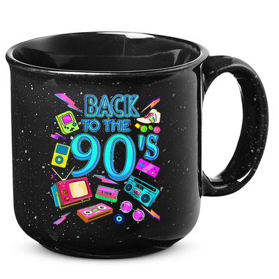 Vintage Retro Back To 90S 15oz Campfire Ceramic Mug