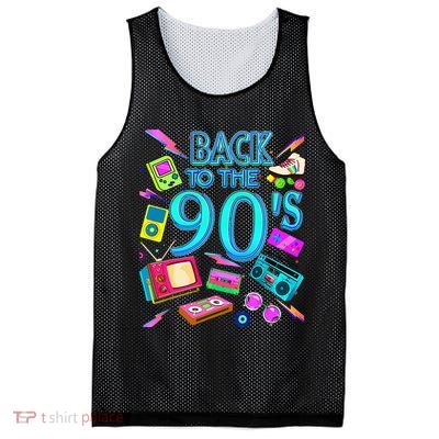Vintage Retro Back To 90S Mesh Reversible Basketball Jersey Tank