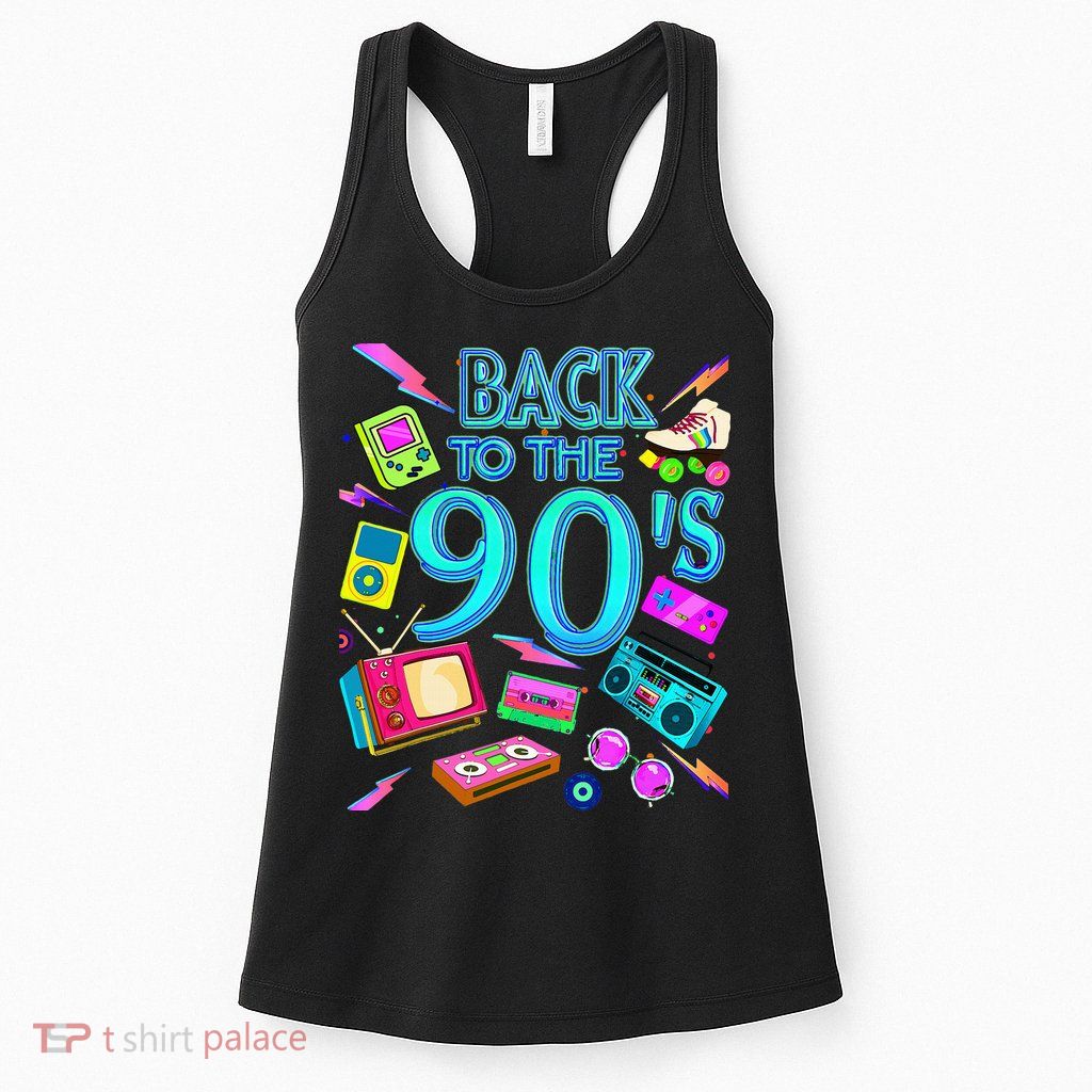 Vintage Retro Back To 90S Womens Tank Top