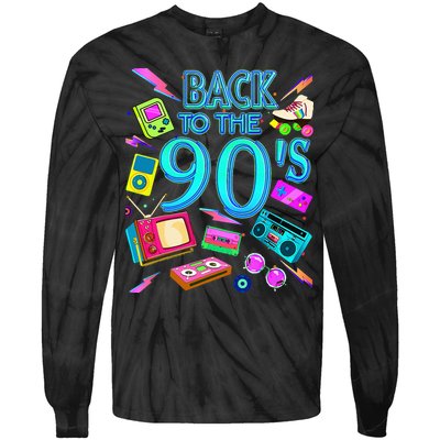Vintage Retro Back To 90S Tie-Dye Long Sleeve Shirt