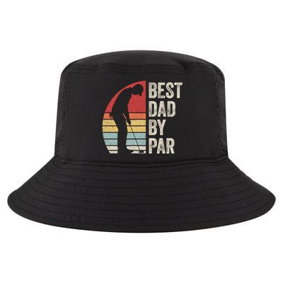 Vintage Retro Best Dad By Par Daddy FatherS Day Funny Gift Cool Comfort Performance Bucket Hat