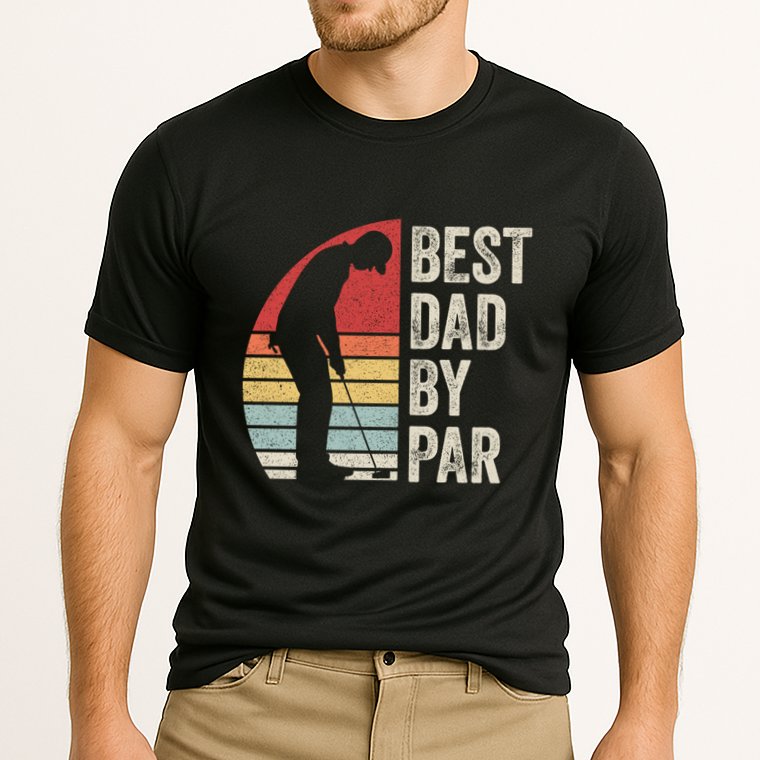 Vintage Retro Best Dad By Par Daddy FatherS Day Funny Gift Cooling Performance Crew T-Shirt