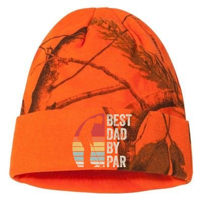 Vintage Retro Best Dad By Par Daddy FatherS Day Funny Gift Kati Licensed 12" Camo Beanie