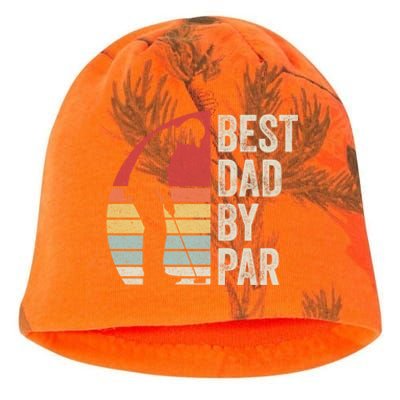 Vintage Retro Best Dad By Par Daddy FatherS Day Funny Gift Kati - Camo Knit Beanie