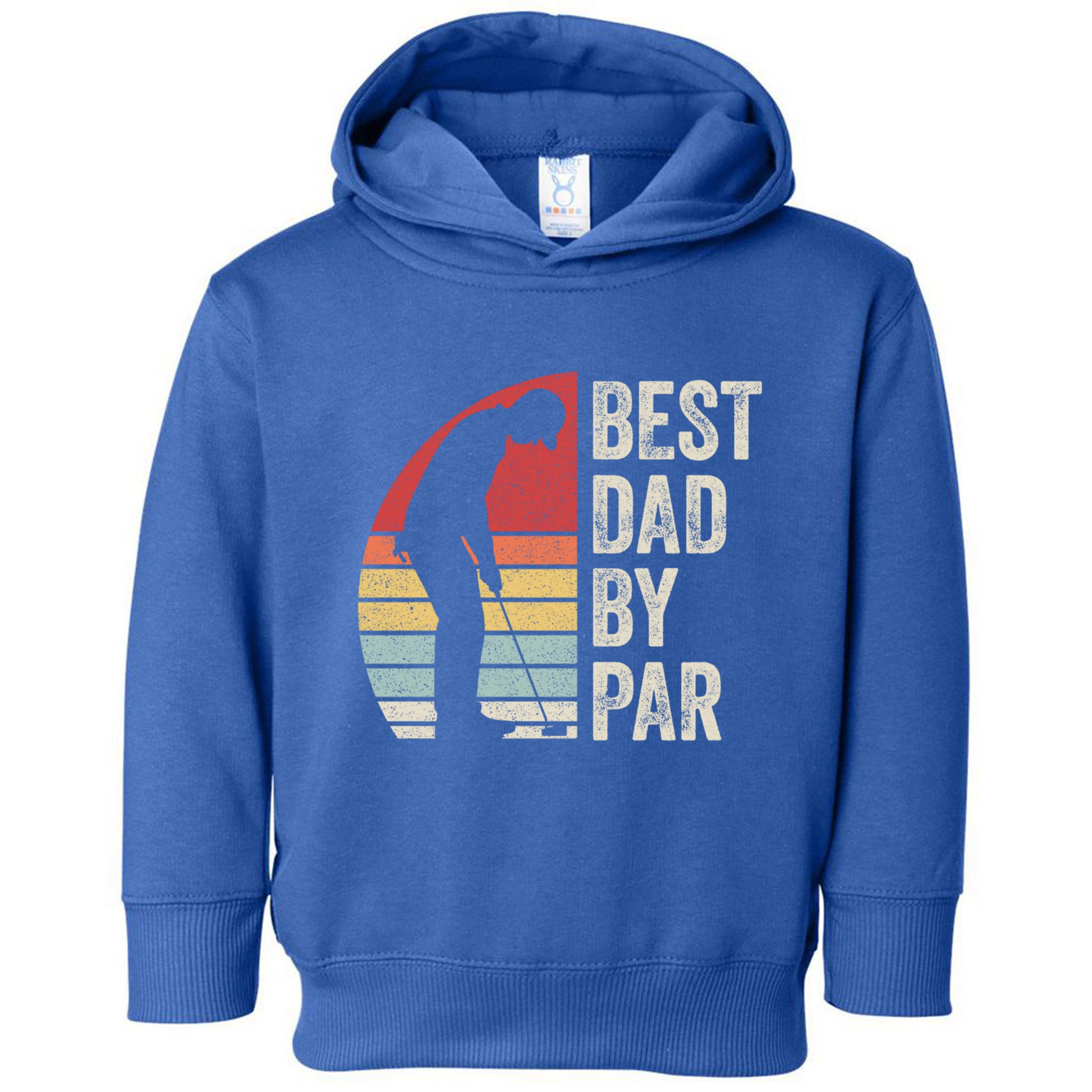 Vintage Retro Best Dad By Par Daddy FatherS Day Funny Gift Toddler Hoodie