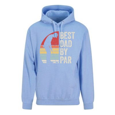 Vintage Retro Best Dad By Par Daddy FatherS Day Funny Gift Unisex Surf Hoodie