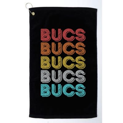 Vintage Retro Bucs Golf Towel