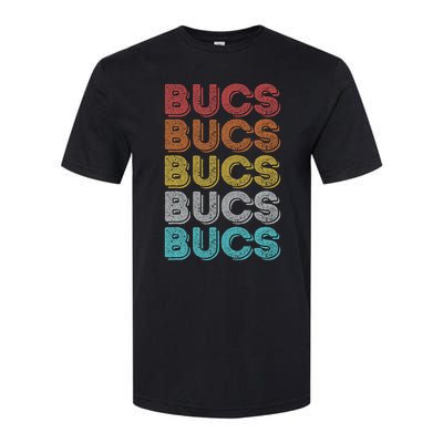 Vintage Retro Bucs Softstyle CVC T-Shirt