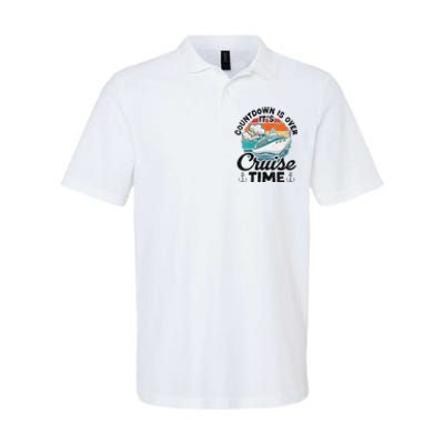 Vintage Retro Countdown Is Over Its Cruise Time Softstyle Adult Sport Polo