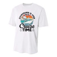 Vintage Retro Countdown Is Over Its Cruise Time Youth Performance Sprint T-Shirt