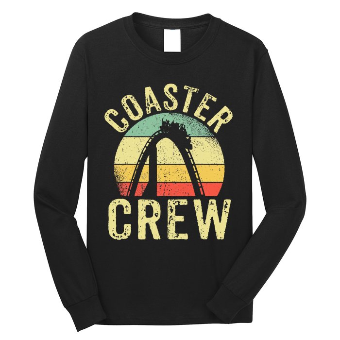 Vintage Rollercoaster Crew I Family Roller Coaster Long Sleeve Shirt