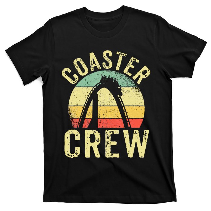 Vintage Rollercoaster Crew I Family Roller Coaster T-Shirt