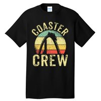 Vintage Rollercoaster Crew I Family Roller Coaster Tall T-Shirt