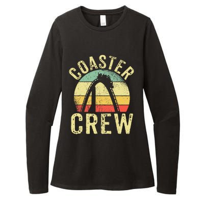 Vintage Rollercoaster Crew I Family Roller Coaster Womens CVC Long Sleeve Shirt