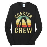 Vintage Rollercoaster Crew I Family Roller Coaster Tall Long Sleeve T-Shirt