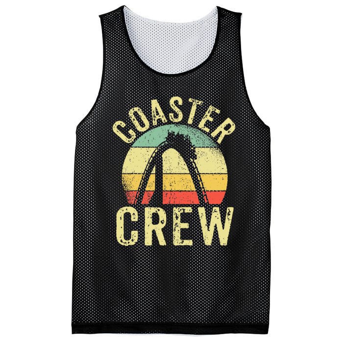 Vintage Rollercoaster Crew I Family Roller Coaster Mesh Reversible Basketball Jersey Tank