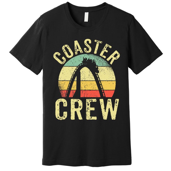 Vintage Rollercoaster Crew I Family Roller Coaster Premium T-Shirt